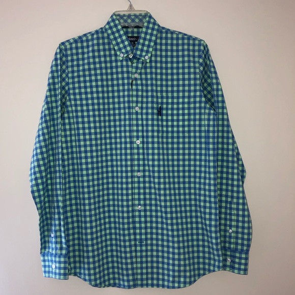 johnnie-O Other - Johnnie-O Blue and Green Button Down